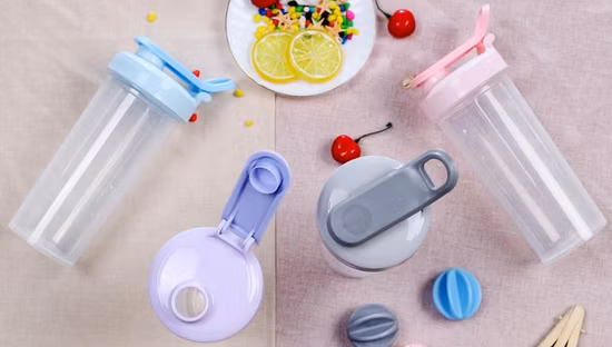 500ml 700ml BPA Free Plastic Protein Shaker Water Bottle Gym Shaker Water Cups OEM Brand